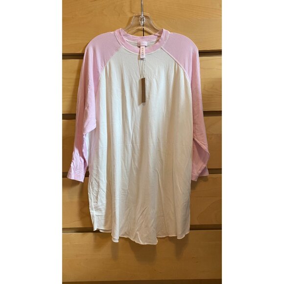 NWT SKIMS BOYFRIEND RAGLAN LONG SLEEVE T-SHIRT, SIZE: MEDIUM *SOLD OUT* - Picture 4 of 7